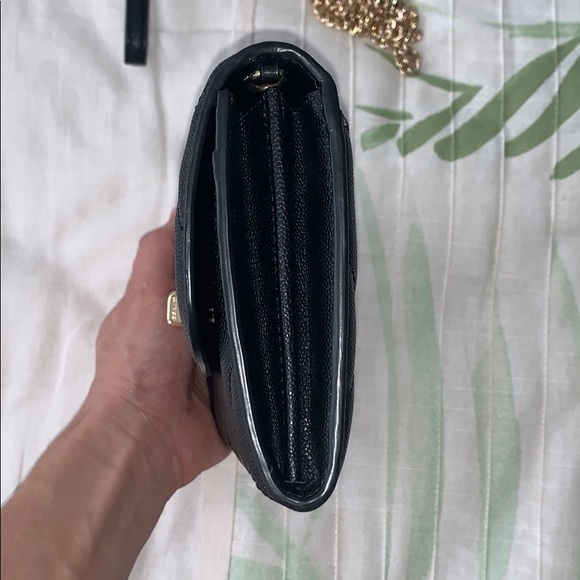 Coach Caviar Quilted Wallet on Chain Crossbody - Picture 5 of 16